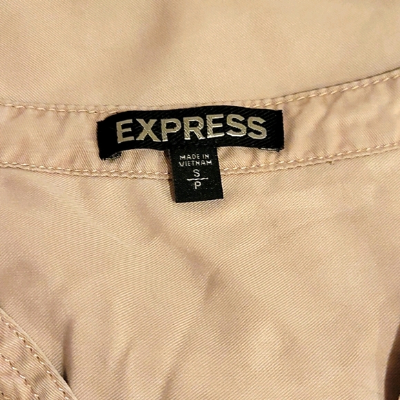 NWT Express Distressed Shirt Dress - Picture 7 of 8